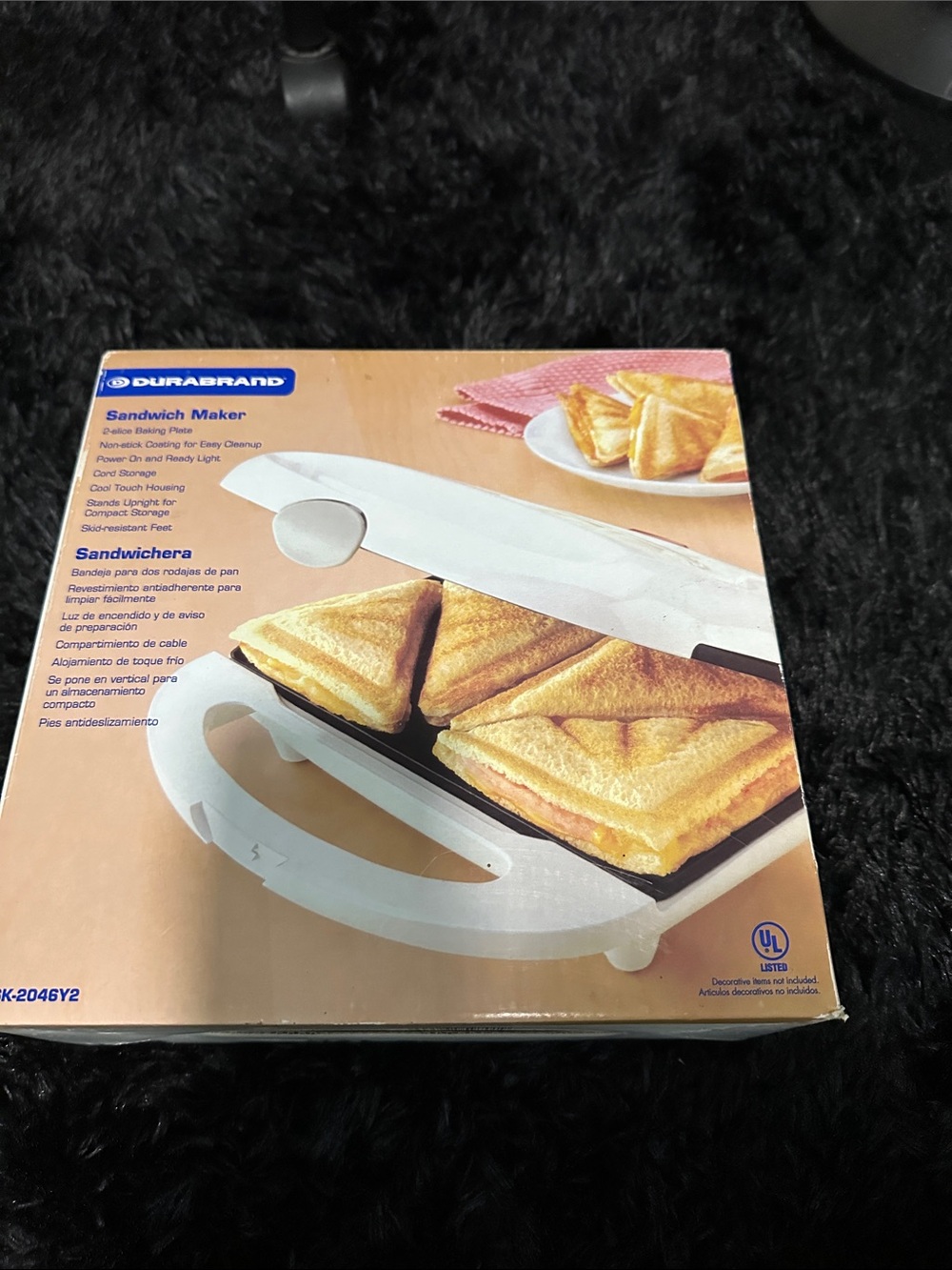 Abrand White Sandwich Maker - double Slot Toasted Sandwich Press